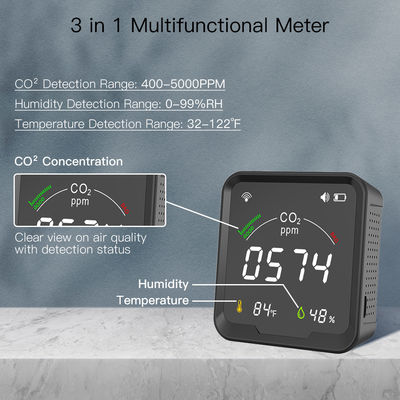 Detector esperto 3 do CO2 de Wifi em 1 com exposição de Oled
