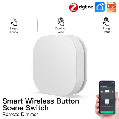 Do controle sem fio da chave do telecontrole um do interruptor do botão de Tuya Zigbee 3v Smart enlace da cena multi