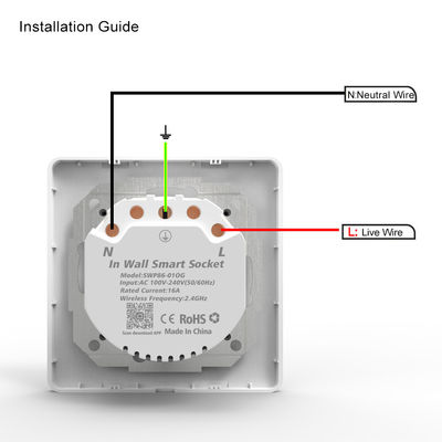 100-240V Amazonas Alexa Google Home Smart Plug do apoio da tomada do soquete da UE StandardSmart Wifi