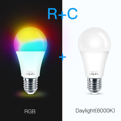 Nenhum cubo exigiu a mudança esperta da cor do diodo emissor de luz RGBW do bulbo 5ghz compatível com Alexa And Google Home