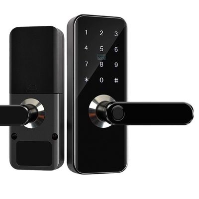 Fechadura da porta Keyless da entrada da fechadura da porta de Smart Wifi da impressão digital da segurança interna com o cartão de IC do teclado numérico para
