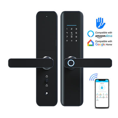 Impressão digital biométrica da fechadura da porta esperta elétrica impermeável de Wifi do App de Tuya