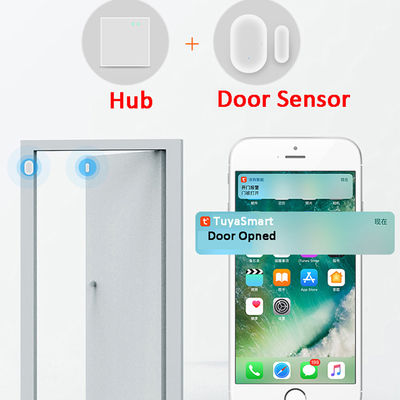 Controlo a distância esperto esperto do App de Tuya da vida do sistema de alarme da segurança interna do sensor da ruptura da janela da porta de ZigBee