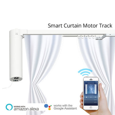Abridor de controle remoto retro da cortina do Smart Home das trilhas de Alexa Smart Curtain Motor With DIY