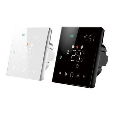 Termostato esperto de Wifi da sala com exposição Alexa And Google Assist do écran sensível do sensor remoto