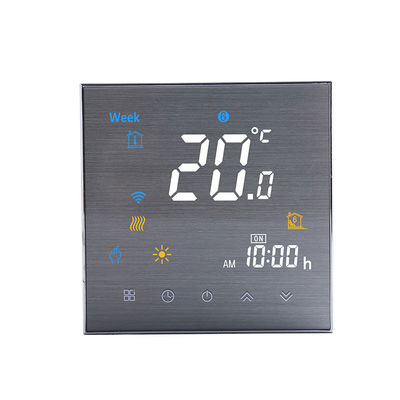 Regulador de termostato sem fio digital inteligente para sala de caldeiras para aquecimento de piso quente semanalmente
