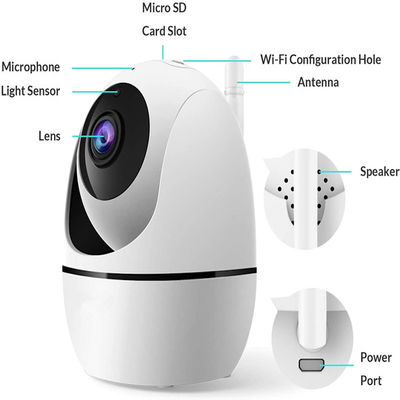 câmara de vigilância 1080p esperta para a câmera líquida esperta do bebê/With Motion Detection Wifi do animal de estimação/baby-sitter